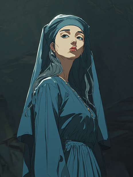 Anya, a political activist portrait