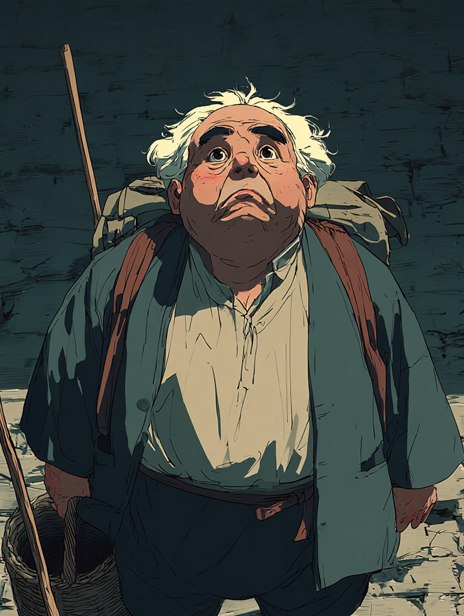 Bartholomew, a mischievous merchant portrait